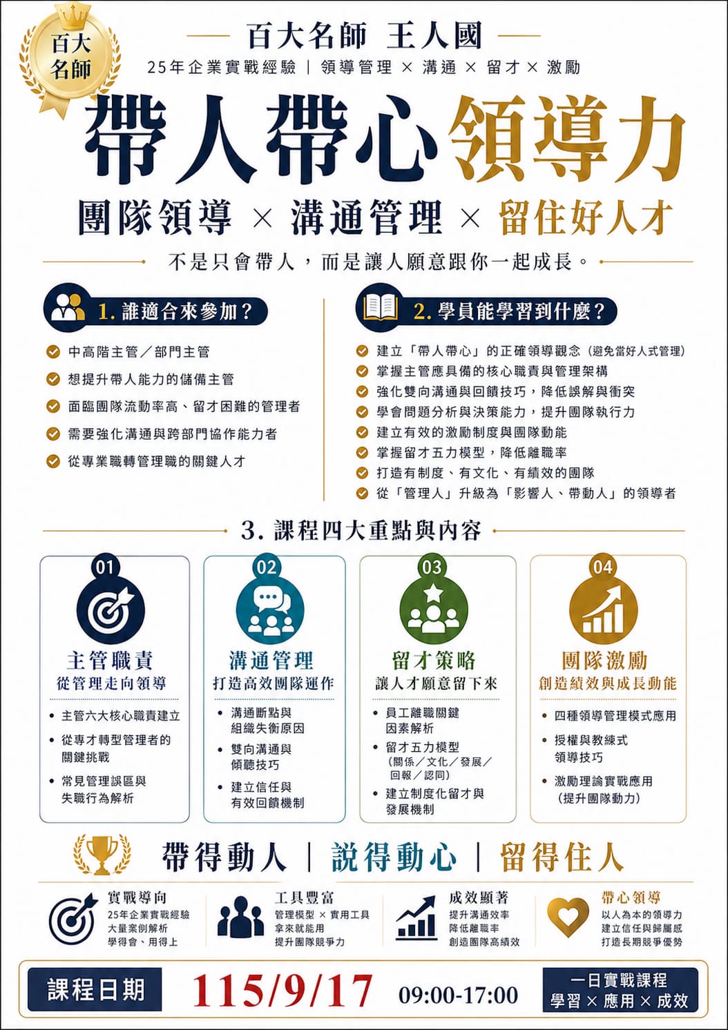 帶人帶心領導力