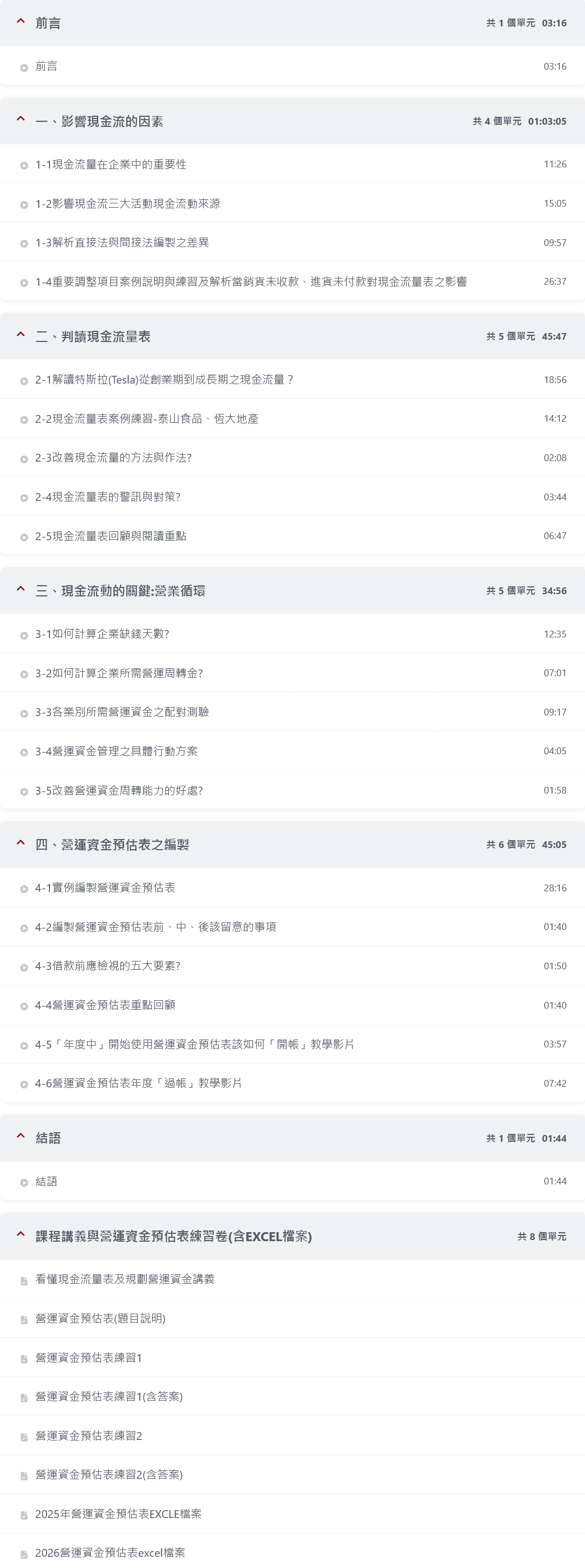 看懂現金流量表內容